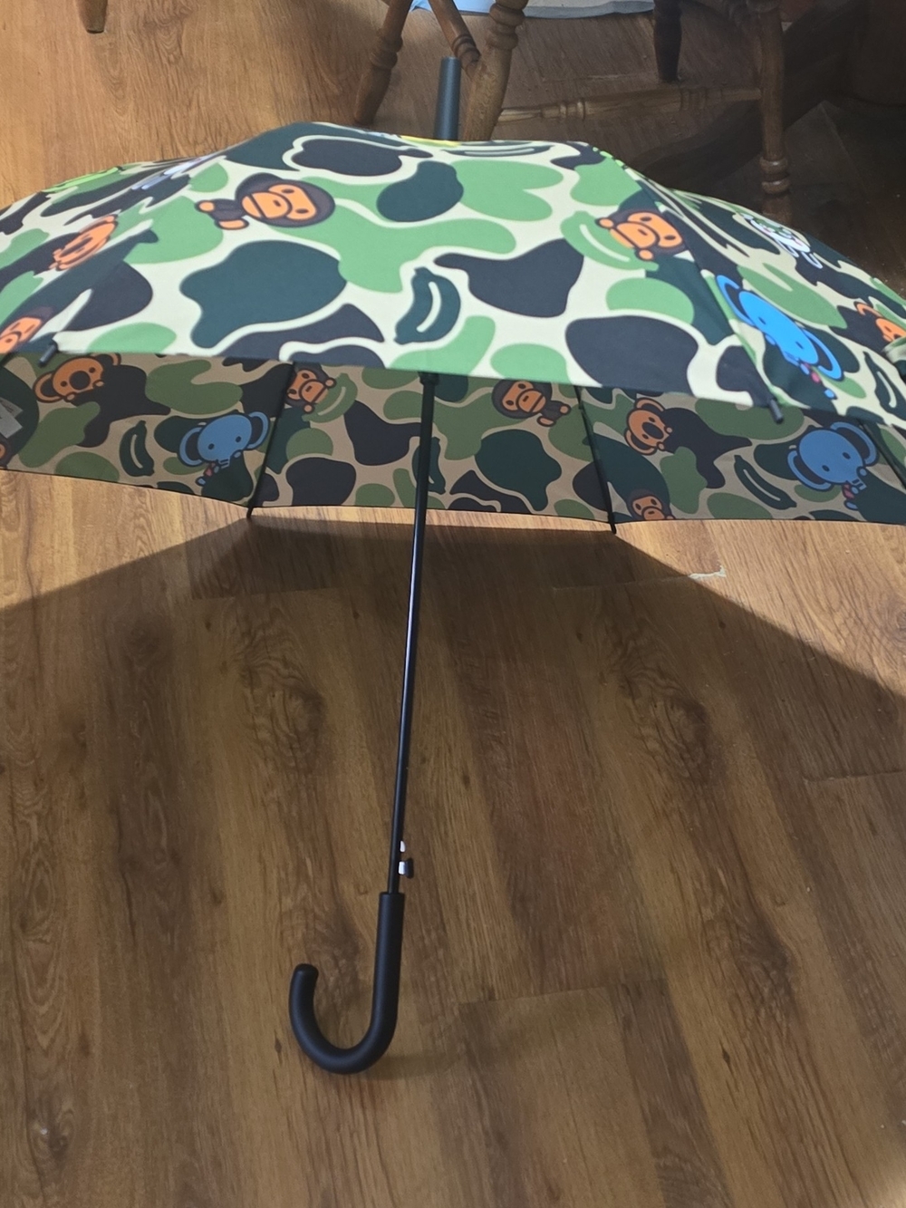A Bathing Ape Baby Milo And Friends Adult Size Camo Print Umbrella New With Tags